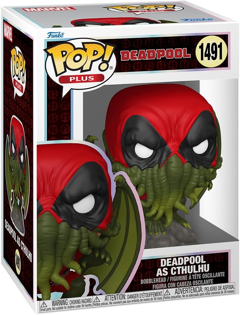 Funko POP Plus Marvel: Deadpool Lit Classics – Deadpool Cthulhu, Oyuncak Figür - Görsel 2