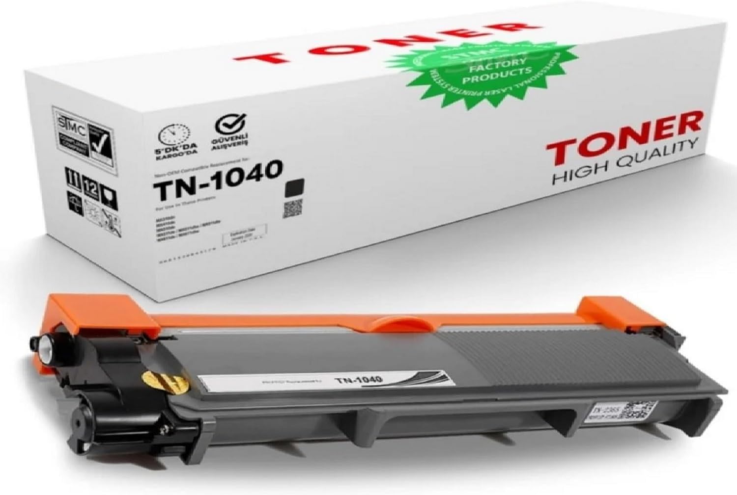 Brother TN-1040 TN-1020 TN-1035 Muadil Toner HL1110-1111-1211-1511-1811-1911-1815 (1500 Sayfa) Baskı Kaliteli Toner (1)