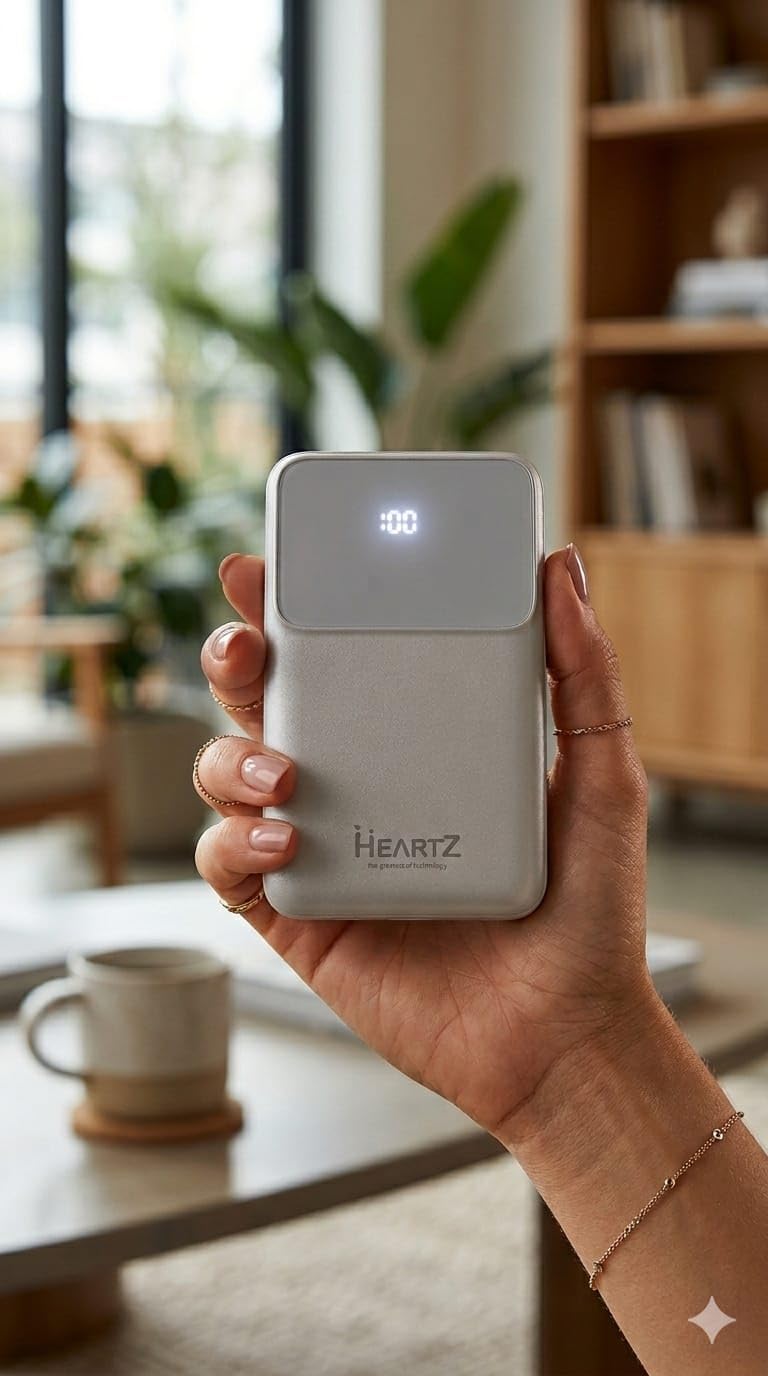 Alternative view of H28 10000 mah power bank PD 20W ve USB 22.5W FAST HIZLI ŞARJ DAHİLİ TYPE C VE LİGHTNİNG KABLOLU DÜNYA STANDARTLARINA UYGUN POLYMER BATARYA BİREBİR AMPER LCD GÖSTERGELİ POWERBANK