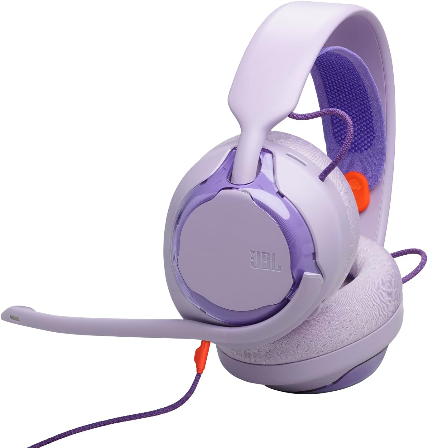 Alternative view of JBL Quantum 250 kablolu kulak üstü oyun kulaklığı, JBL Quantum uzamsal ses, gürültü önleyici mikrofon, 3,5 mm kablo, değiştirilebilir parçalar, Apple/PC/Xbox/PlayStation/Nintendo Switch ile uyumlu