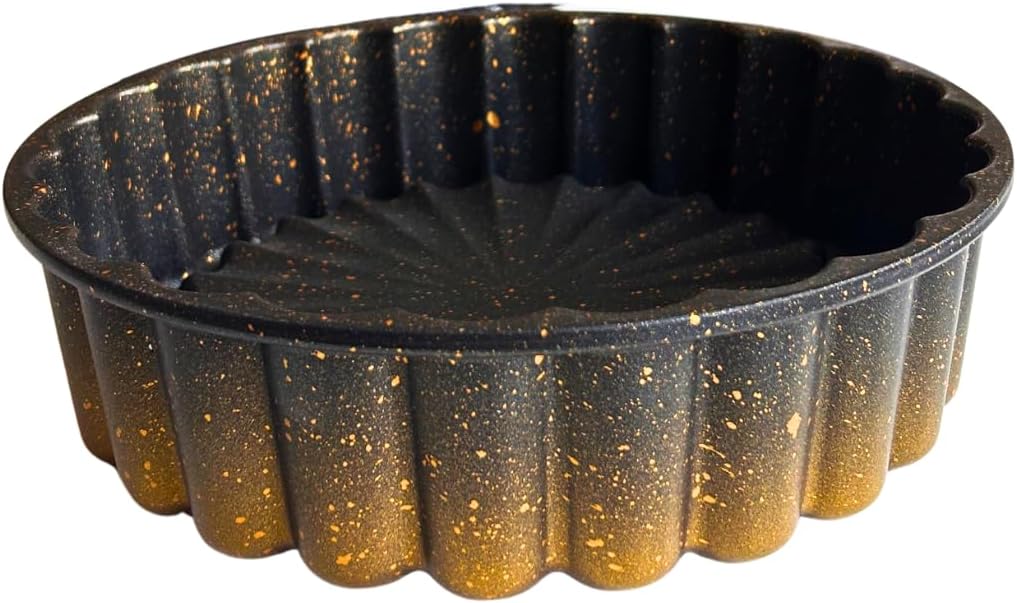 Alternative view of Turta Ve Tart Kek Kalıbı Royal Gold Kalın Döküm Üç Katmanlı Kaplama 525 Gram