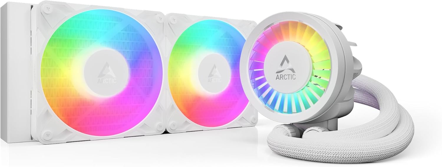ARCTIC Sıvı Dondurucu III Pro 240 A-RGB Beyaz Çok Soketli Hepsi Bir Arada Su Soğutma CPU Soğutucu LGA 1851 ile Uyumlu - Görsel 3