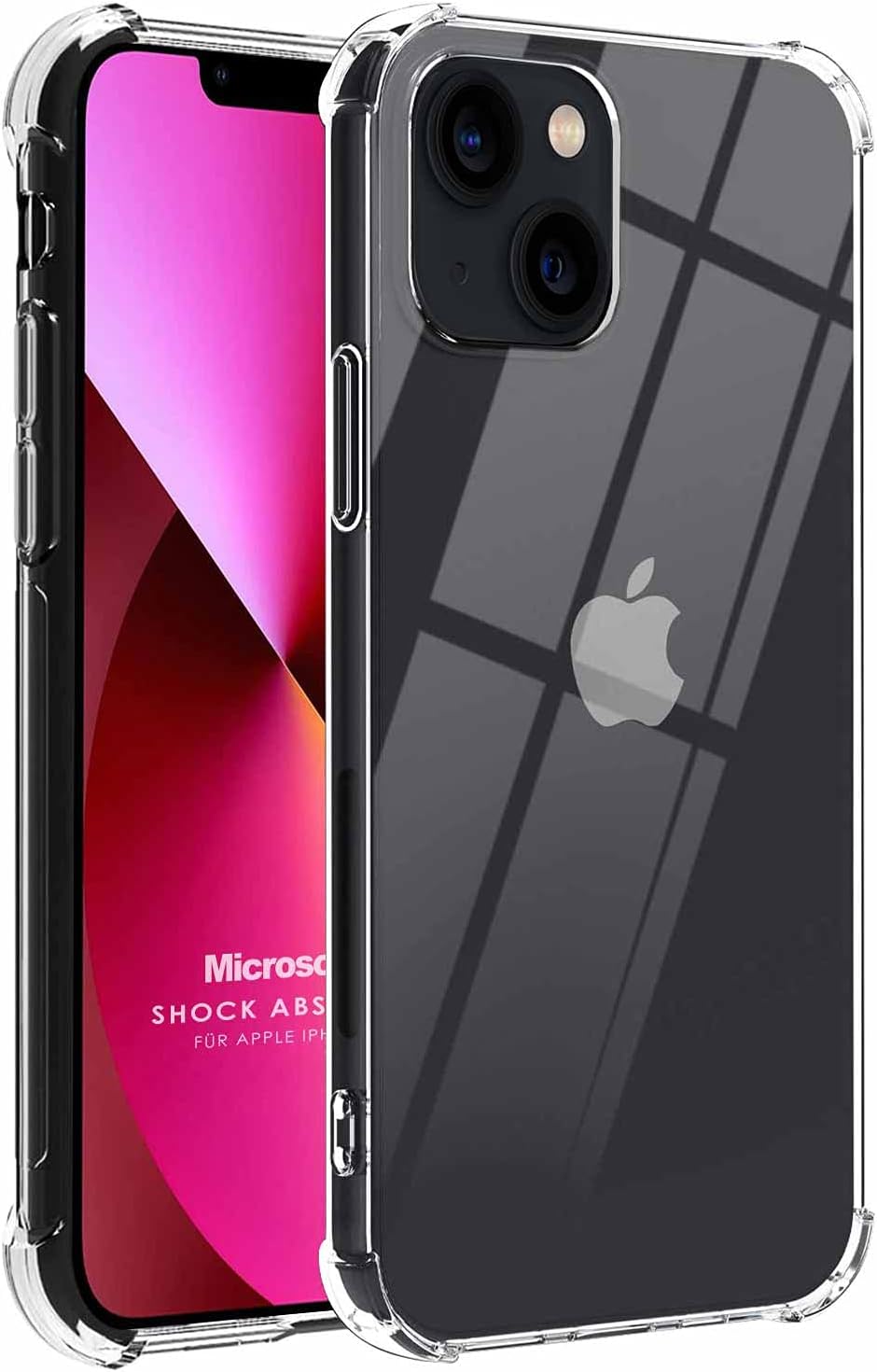 Alternative view of Apple iPhone 13 için Kılıf Shock Absorbing Şeffaf [iPhone 13 ile Uyumlu Kılıf - Şeffaf]