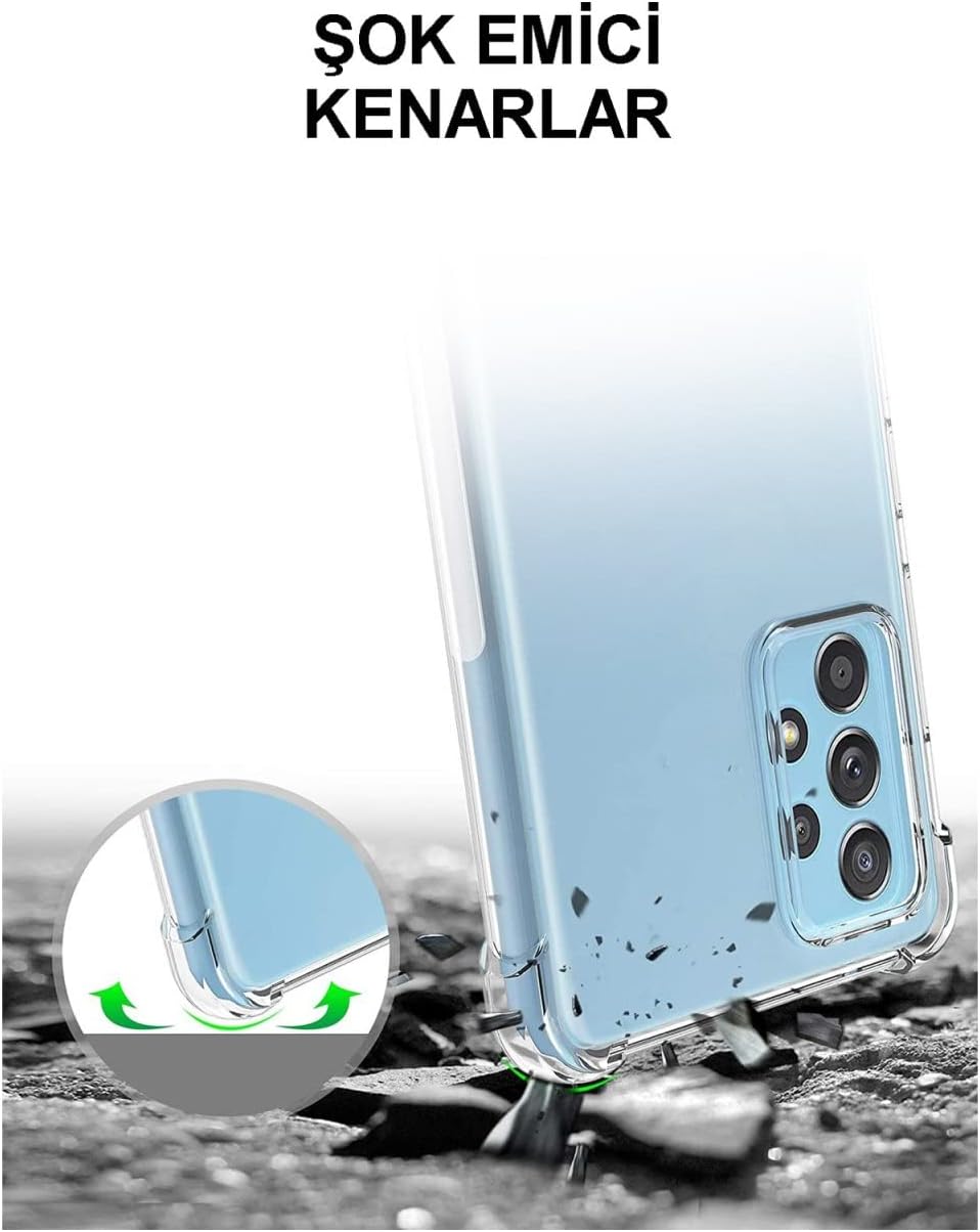 Galaxy S7 Edge Şeffaf Airbag Antishock Köşe Korumalı Silikon Kılıf - Görsel 3