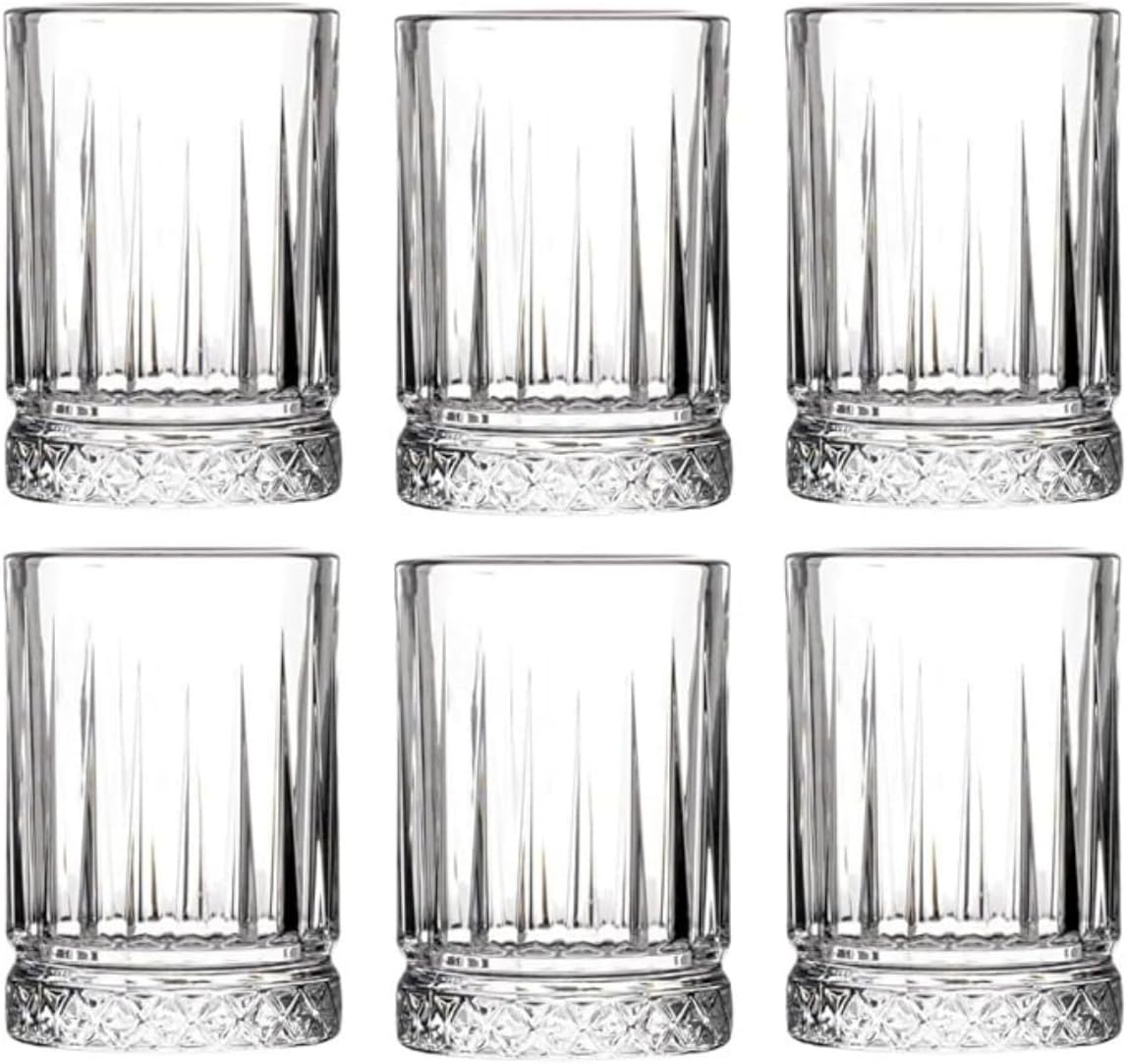 Alternative view of 6 Adet Cam Tekila Bardağı - 60 ML  Desenli, Çok Amaçlı Kahve Yanı, Su ve Meşrubat İçin Tekila Shot Bardağı