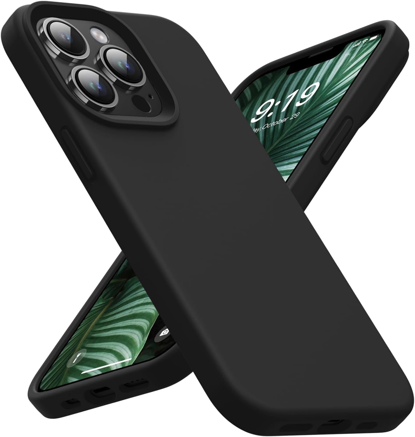 Alternative view of Apple iPhone 15 Kılıf 6.1" ile Uyumlu, İnce Sıvı Silikon Cep Telefon Kılıfı, Mikrofiber Astar İç Yüzey, Darbe Emici Kapak, Kolay Temizlenebilir Phone Case - Siyah