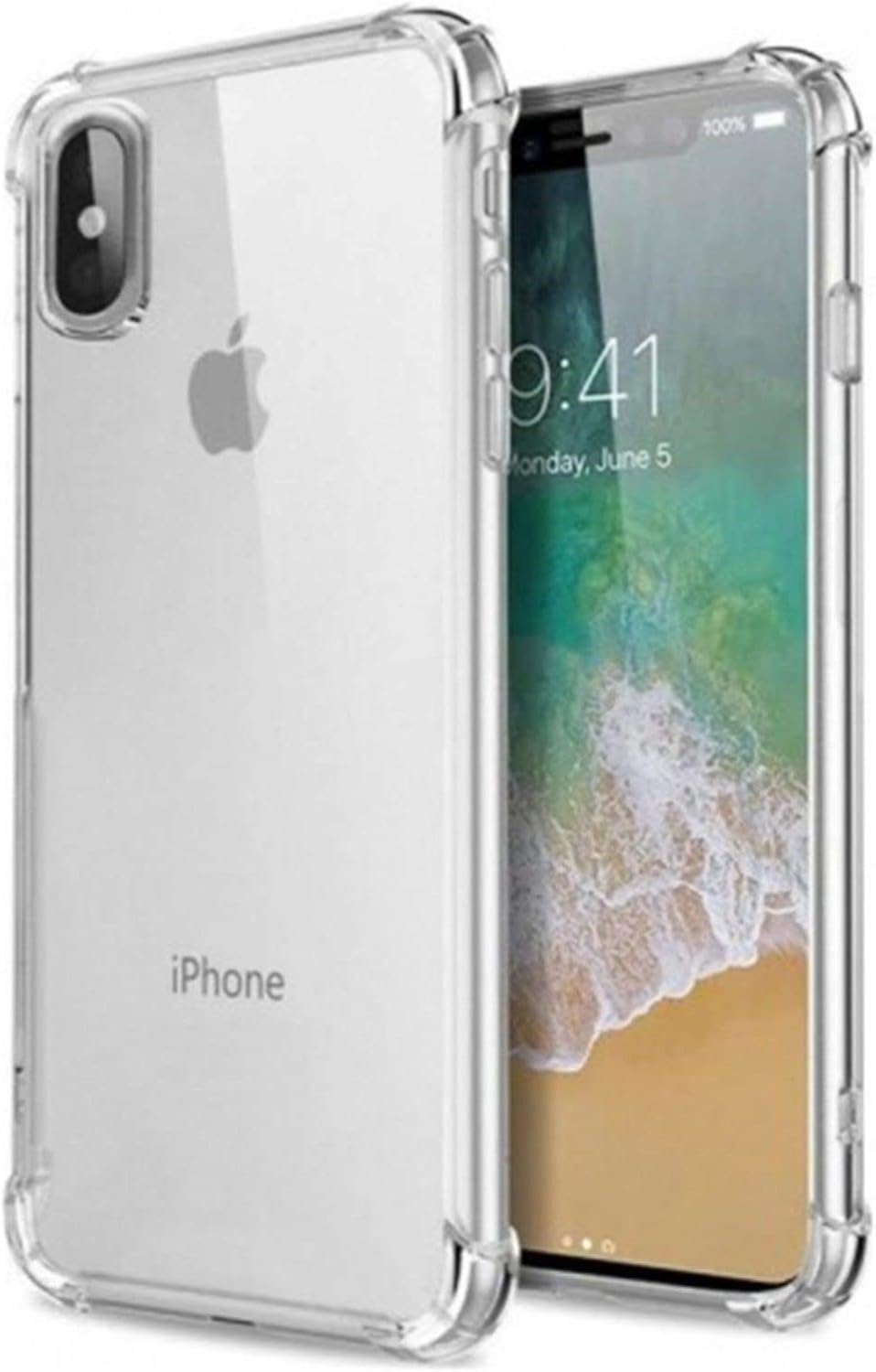 iPhone Xsmax Şeffaf Airbag Antishock Silikon Kılıf