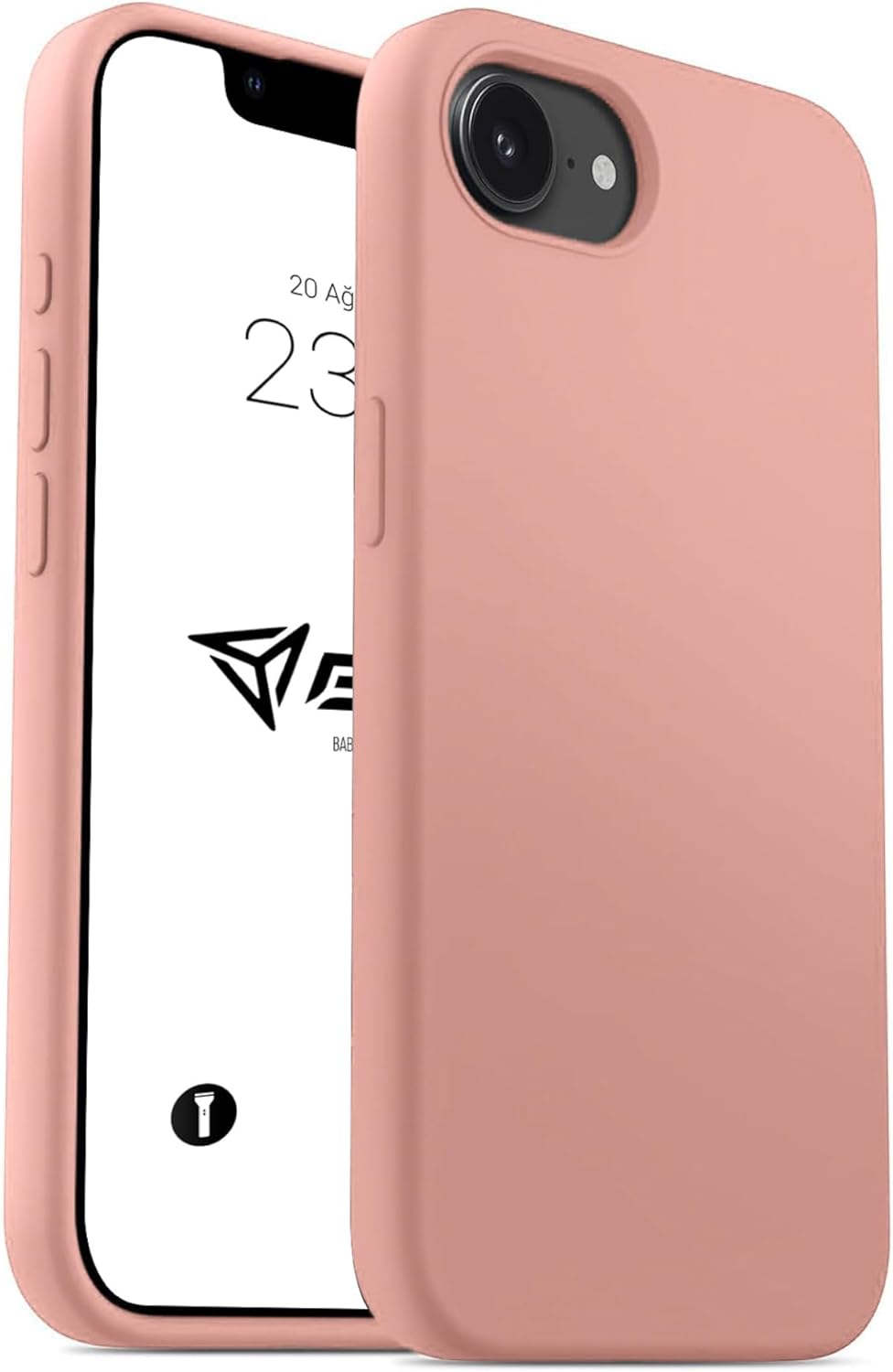 iPhone 17E / iPhone 16E Kılıf İnce Sıvı Silikon 3 Katmanlı Tam Kaplamalı Yumuşak Jel Kauçuk Kılıf Kapak, Şeftali (36) - Görsel 3