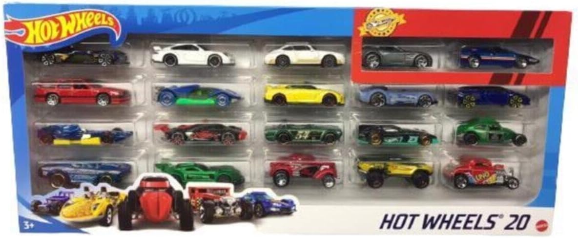 Yirmili Araba Seti, 20 Adet, 3 Yaş ve Üzeri, Toyota Supra - Porsche 911