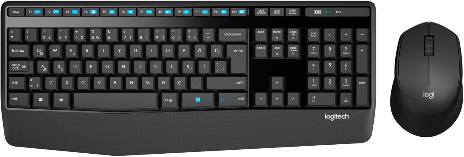 MK345 920-006514 Kablosuz Klavye Mouse Seti - Görsel 3