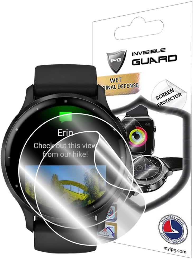 Venu 4 (45mm) / Venu 3 ile uyumlu IPG Hydrogel Ekran Koruyucu (2 Adet) - Görsel 2