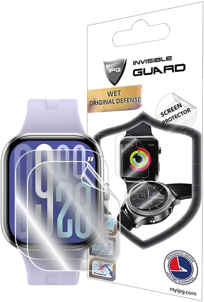 Xiaomi Redmi Watch 5 ile uyumlu IPG HydroGel Ekran Koruyucu (2 Adet) - Görsel 3
