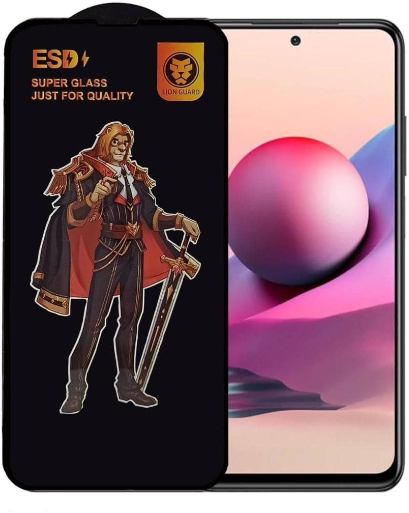 Xiaomi Redmi Note 10s ile Uyumlu Anti Statik Ekran Koruyucu Toz Tutmayan Kırılmaz Cam