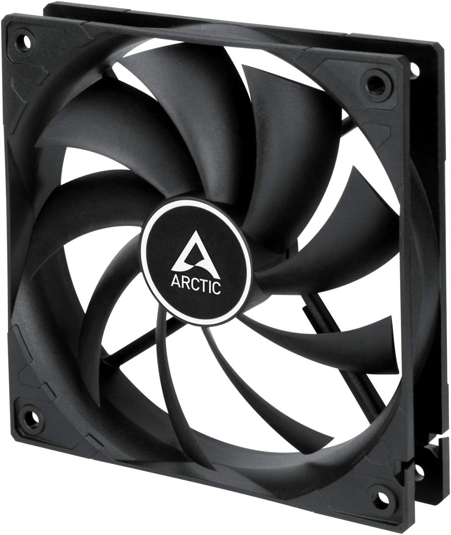 ARCTIC F12, 120MM 4pin Pwm, 1350 Rpm, Siyah Kanat Siyah Çerçeve Kasa Fanı (AR-ACFAN00203A)