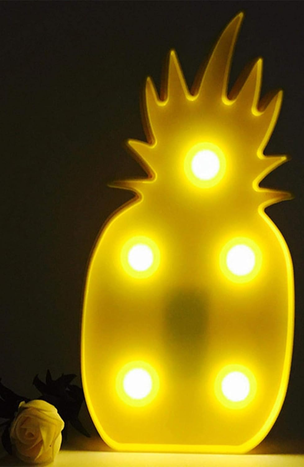 Alternative view of AD96YT0057 Ananas Şeklinde LEDli Dekoratif Eğlenceli Çocuk Gece Lambası ve Çok Amaçlı Aydınlatıcı Dekor