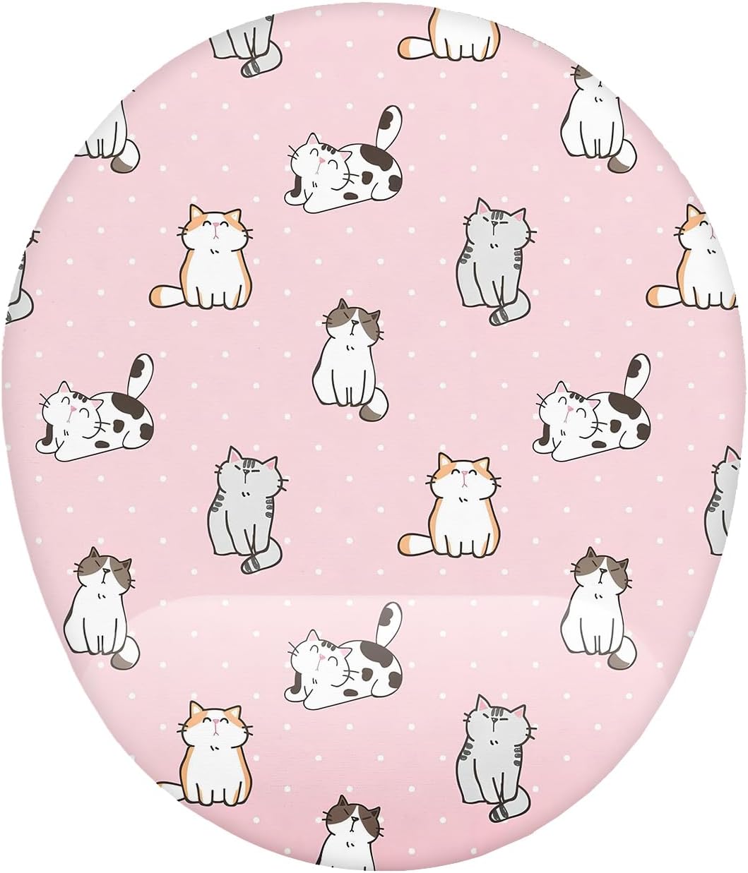 Kedi Desenli Bilek Destekli Mouse Pad - Görsel 3