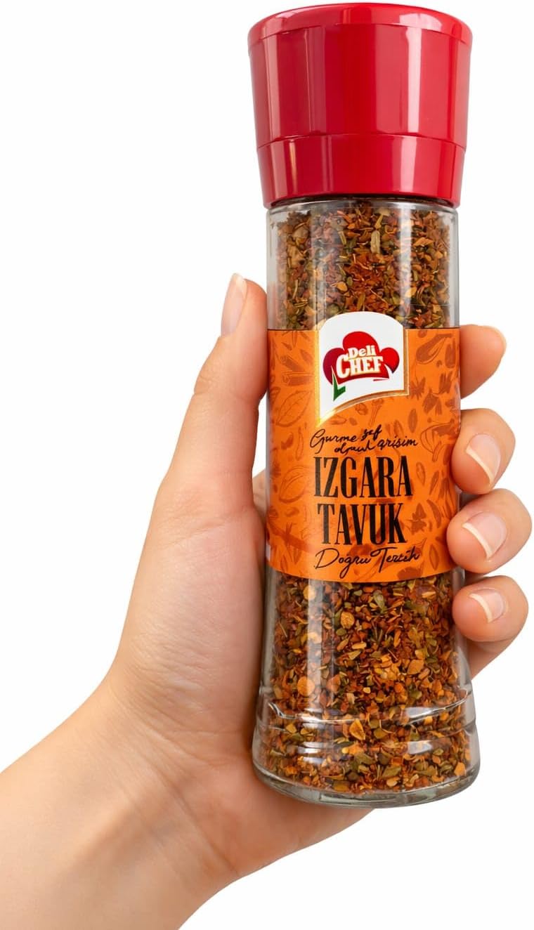 Alternative view of Deli Chef Izgara Tavuk Baharatı 130 g | Porselen Değirmen Kapak | Tavuk & Izgara Baharat Karışımı