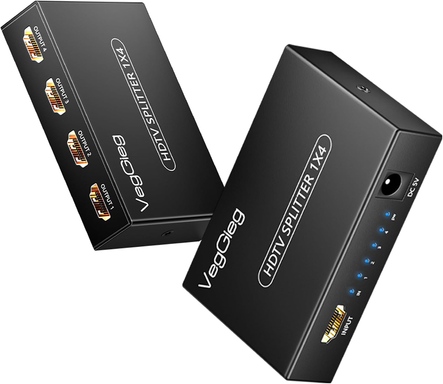 4K 30Hz 1 Giriş 4 Çıkış HDMI Splitter Görüntü Ayırıcı Bölücü Adaptör