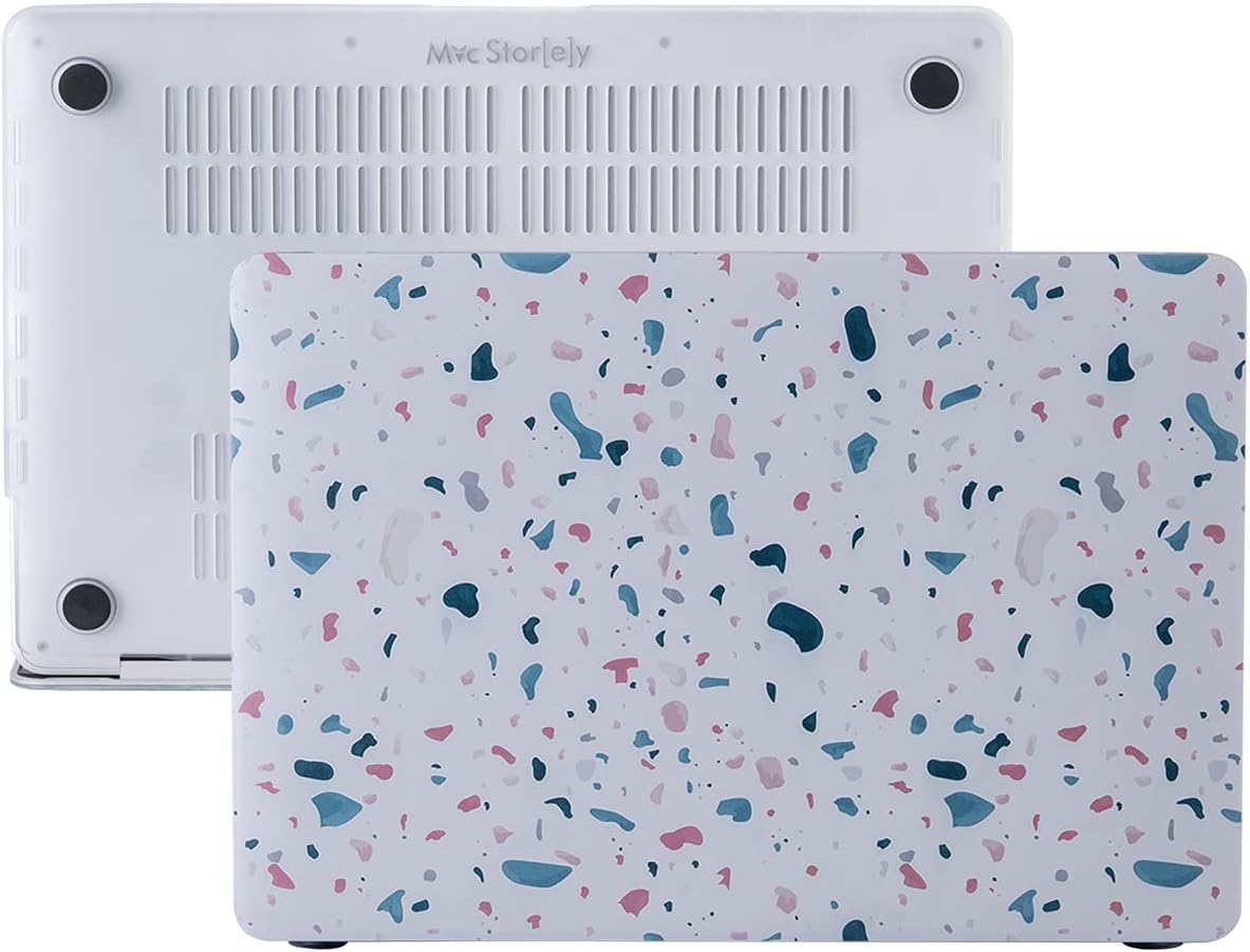 Alternative view of MacBook Air 13 inç Kılıf M1 & Retina Uyumlu – Desenli Sert Plastik Hardcase Koruyucu Kapak A2337 A2179 A1932 Beyaz