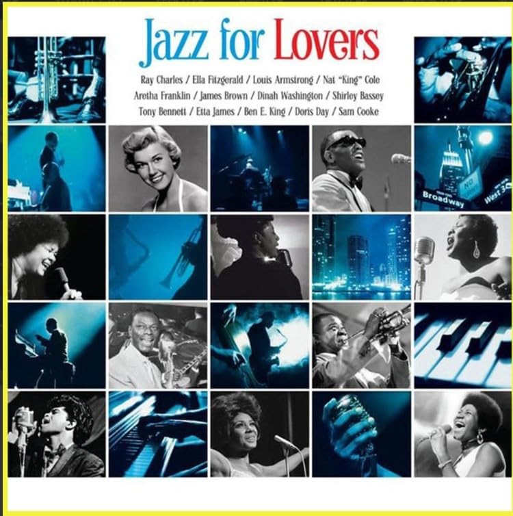 My Yonca Çeşitli Sanatçılar Jazz For Lovers Various Artists Plak LP Jazz Music - Ray Charles - Etta James - Dinah Washington - James Brown - Ben E. King - Görsel 3