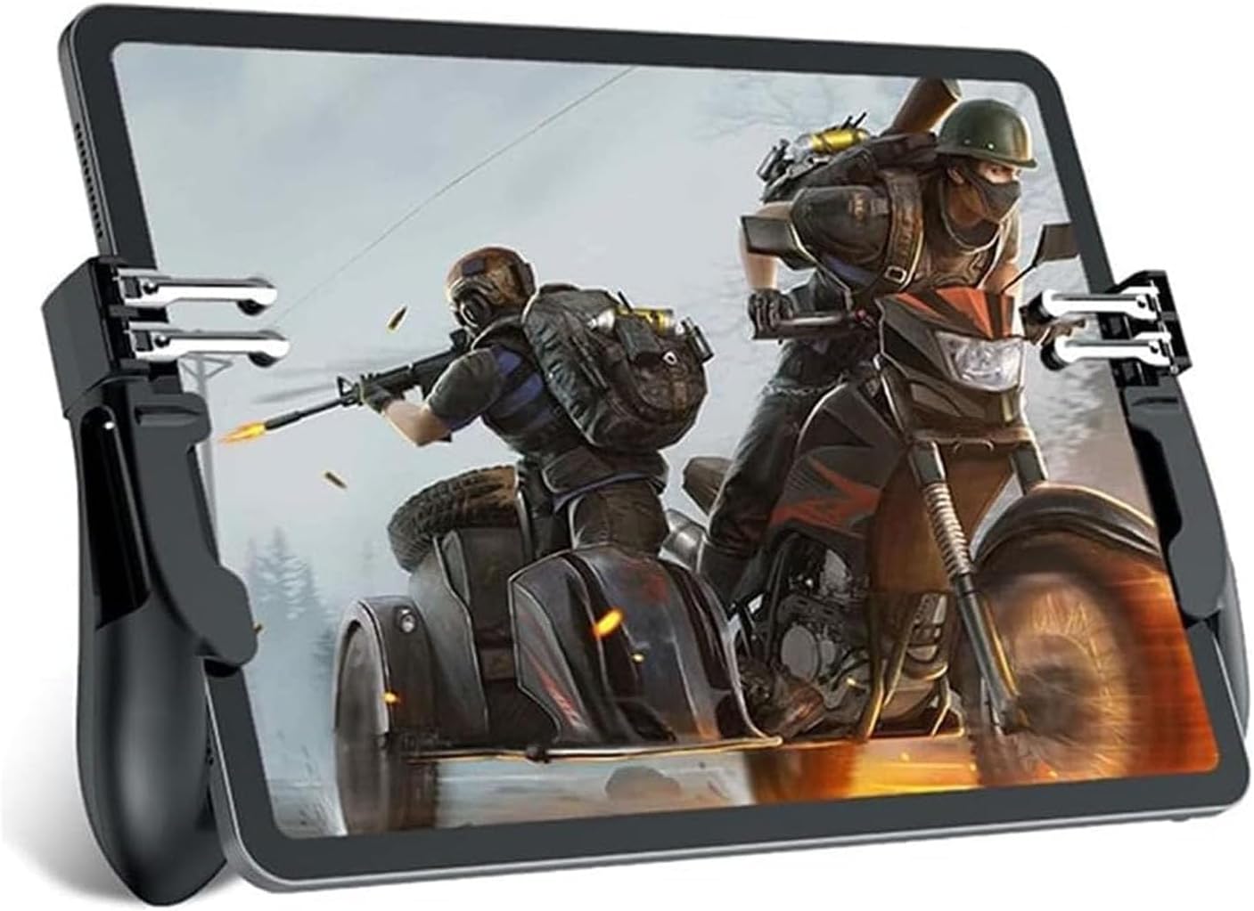 Bolivia's iPad İçin Mobil Oyun Kumandası, Altı Parmaklı Hassas Nişangah Tetikli Oyun Kumandası, PUBG ve Diğer Oyunlar İçin, Tablet ve Akıllı Telefonlarla Uyumlu
