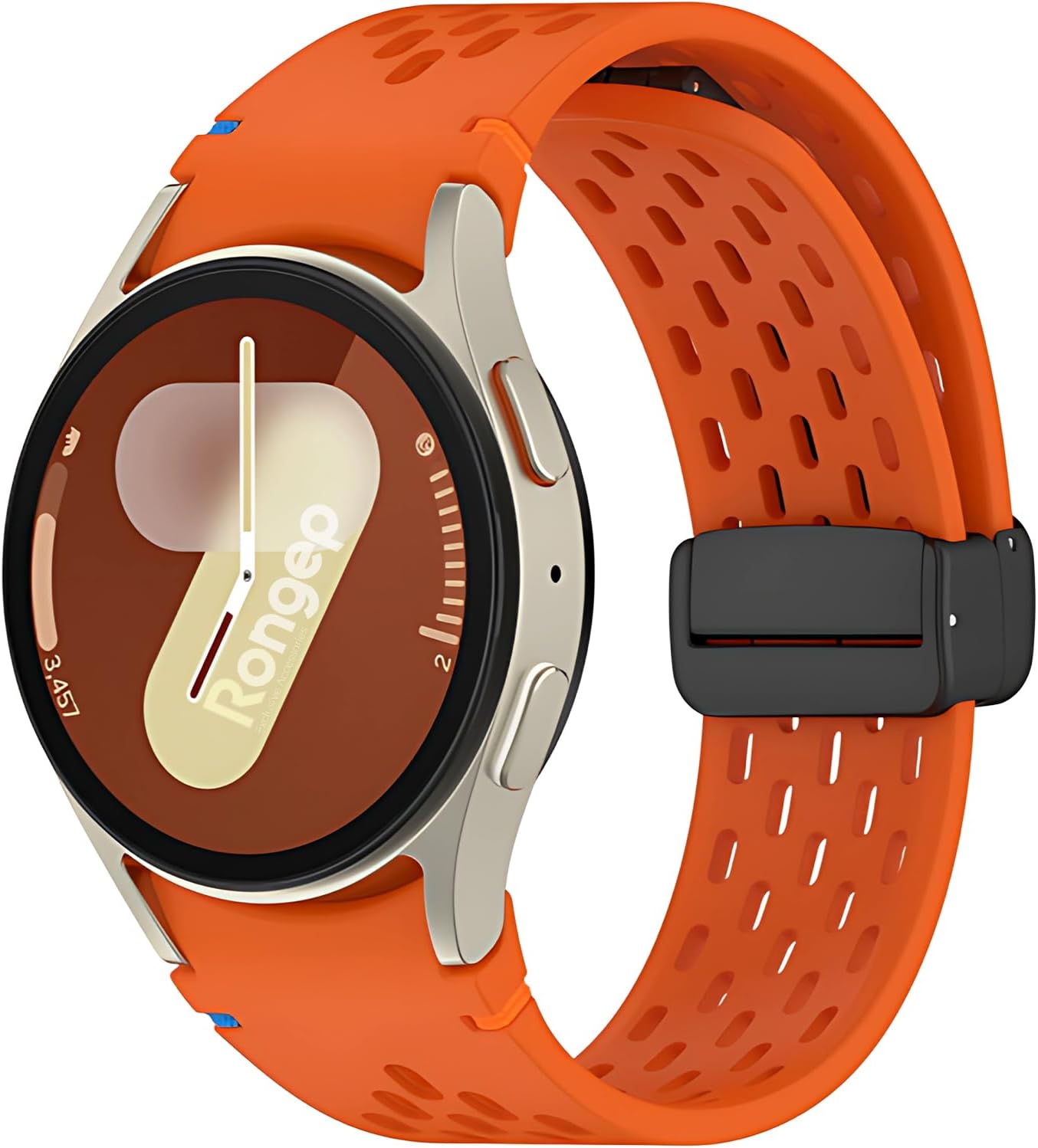 Yumuşak Dokulu Active Air Loop 20mm Kordon ile Uyumlu Galaxy Watch 7/6/5/4 Serisi için Galaxy Watch 7 Kordon (40mm/44mm) Watch 6/4 Classic (47/43/42mm) Watch 5 Pro Uyumlu - Görsel 3