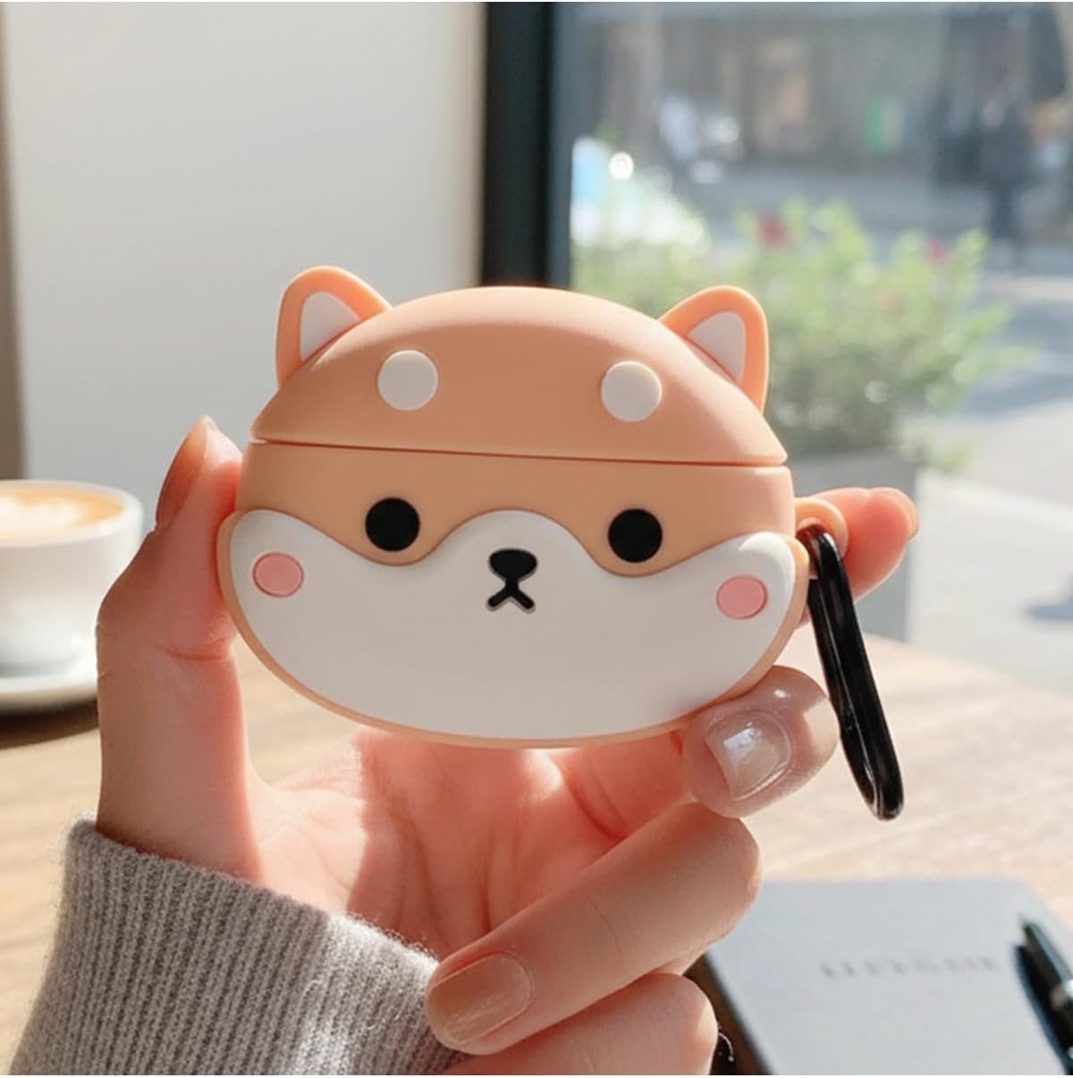 Alternative view of CaseOnn Kılıf Karakter Figürlü Shiba Köpek Yavruağzı FreeBuds 5i ile uyumlu