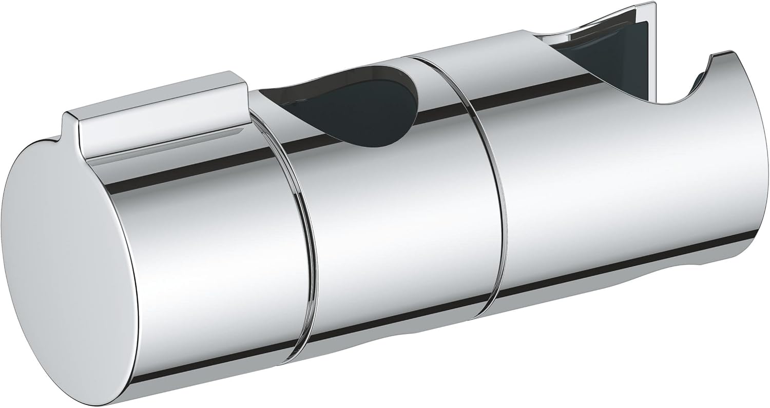 Alternative view of Universal Duş Başlığı Tutucu, 22 mm Sürgülü Raylar ile Uyumlu, El Duşu Tutucu, Duş Başlığı Askısı, Hareketli, Ayarlanabilir, Krom, 27723001