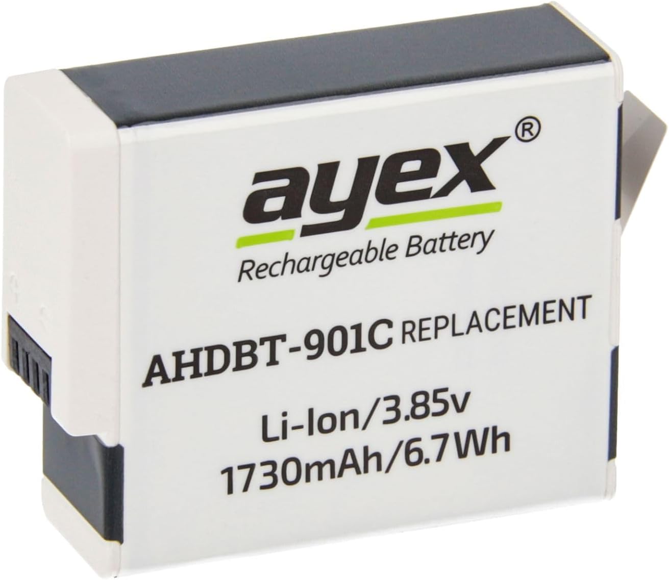 AHDBT-901C Batarya, GoPro Hero 9, 10, 11, 12 İle Uyumlu