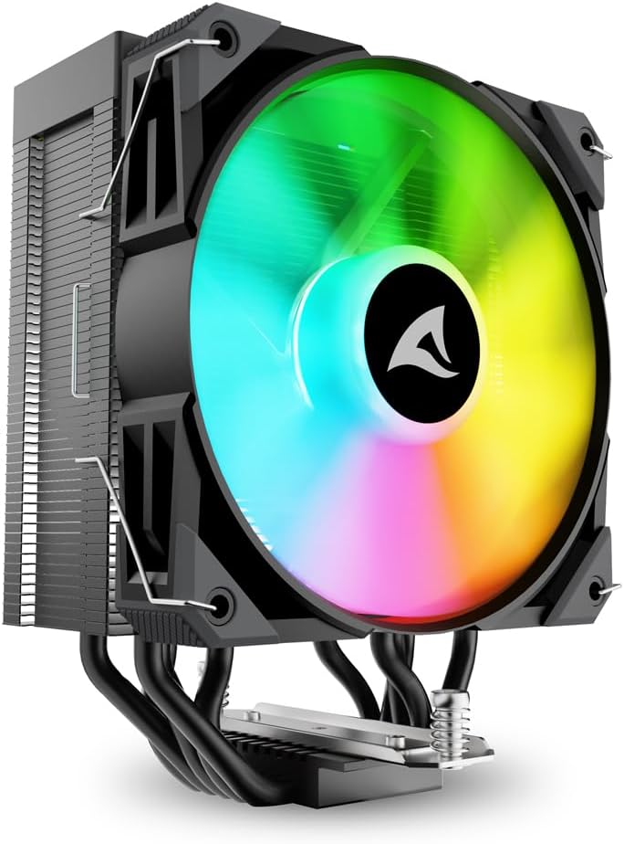 Alternative view of SHARKOON FAN CPU FAN AMD/INTEL RGB A50 RGB BLACK