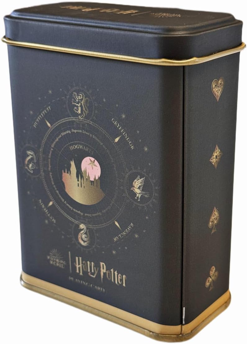 Space Harry Potter Hogwarts Oyun Kartı Metal Kutulu - Görsel 3
