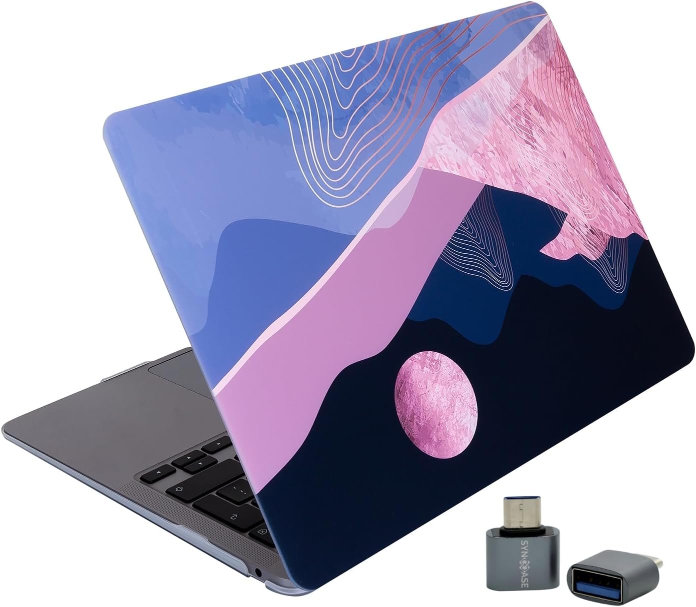 MateBook D15 Kılıf (15,6 inç) | Sert Kapak Laptop Koruyucu | 2019–2020–2021–2022 Uyumlu | İnce ve Hafif Tasarım Pembe - Görsel 3