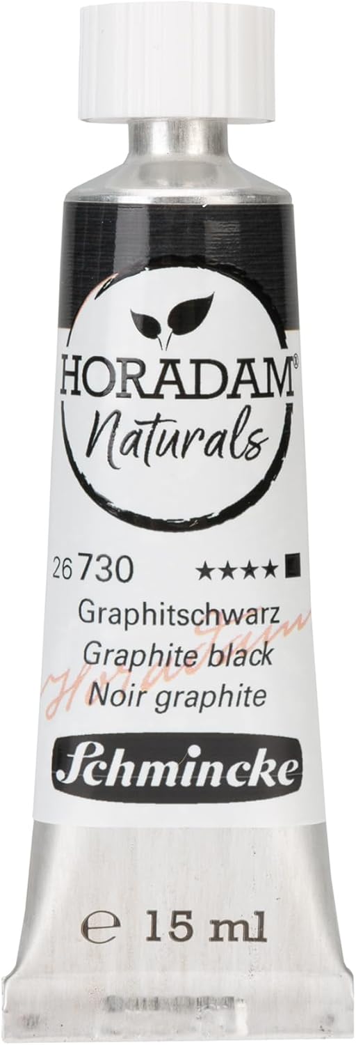 Alternative view of Horadam Aquarell Naturals Vegan Suluboya 15 ml Tüp 730 Graphite Black