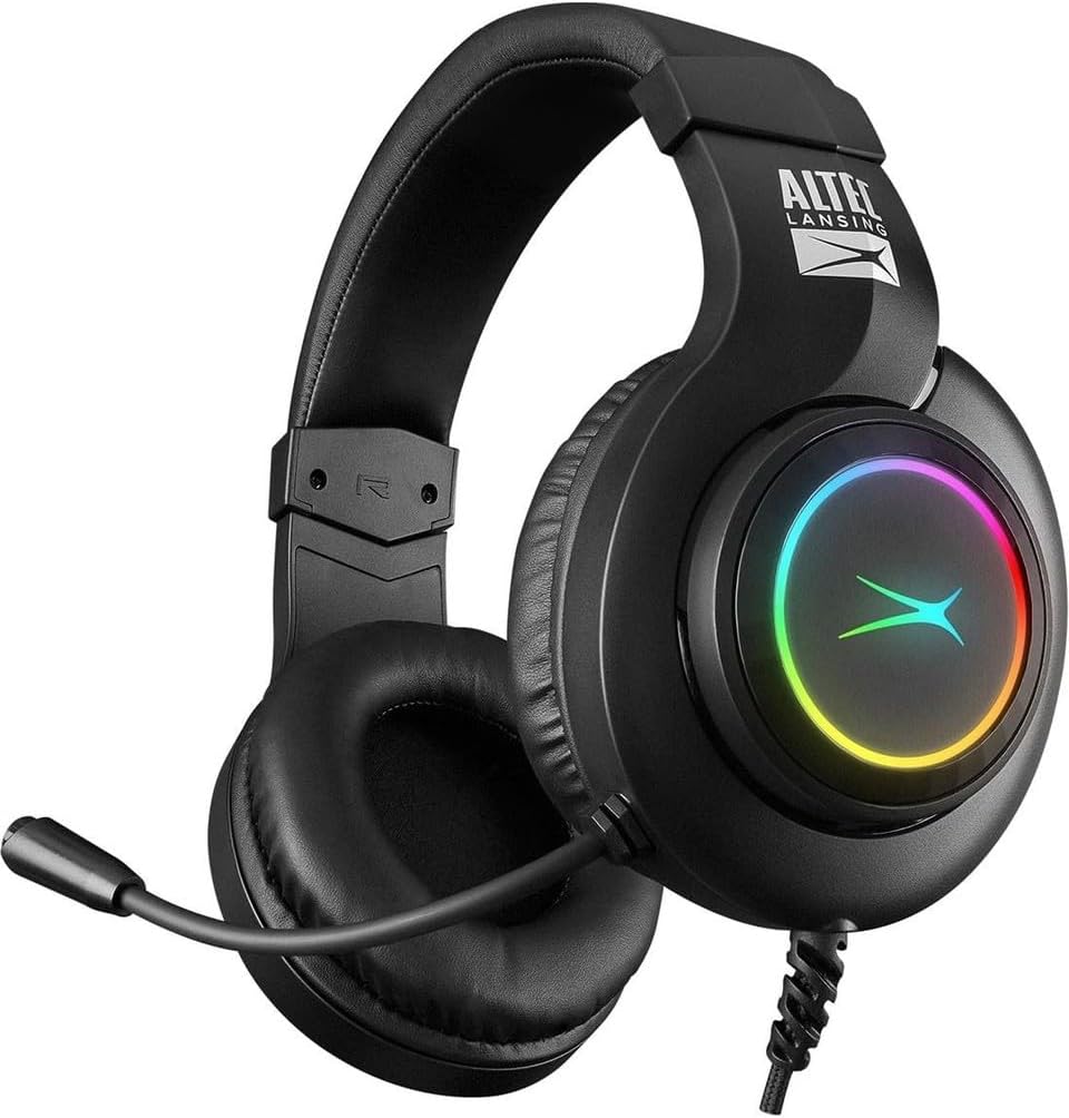 Alternative view of Altec Lansing ALGH9602 Siyah PS4/XBOX/Mobil Uyumlu USB+3.5mm Rainbow Gaming Mikrofonlu Kulaklık