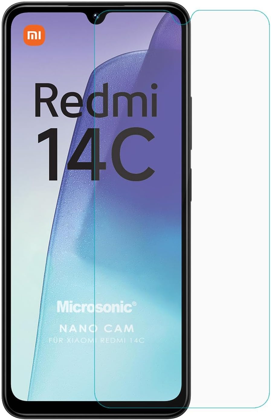 Xiaomi Redmi 14C Nano Glass Cam Ekran Koruyucu [Redmi 14C ile Uyumlu Ekran Koruyucu - Şeffaf]