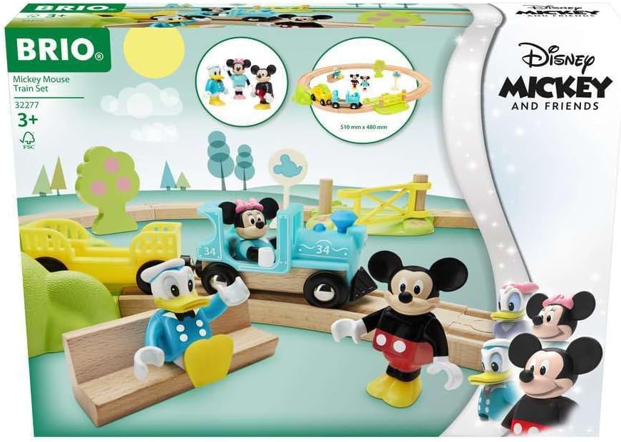 32277 WD Mickey Mouse Tren Seti, Çok Renkli - Görsel 3