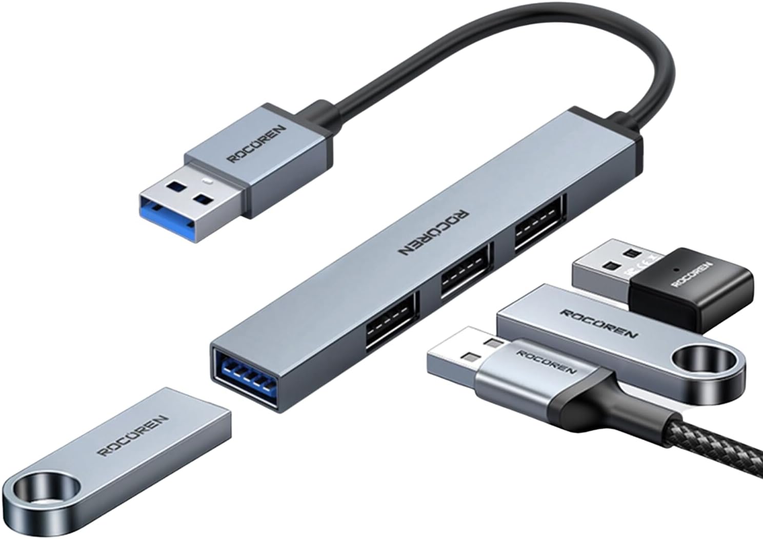 USB-A 3.0 5Gbps 4 Portlu USB Çoklayıcı Hub - Görsel 3