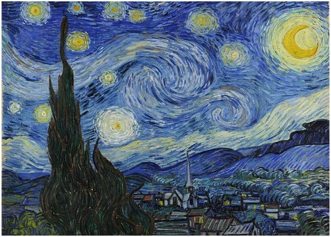 Alternative view of 1000 PARÇA PUZZLE - STARRY NIGHT (YILDIZLI GECE)