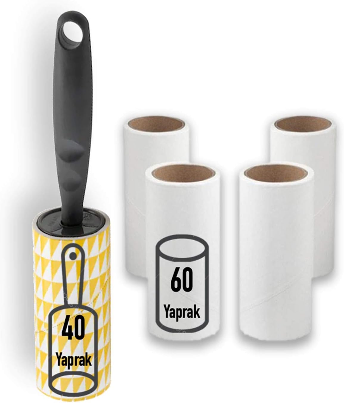 Alternative view of İplik Tüy Toplayıcı Rulo ve 4'lü Yedek Paket (280 Yaprak)