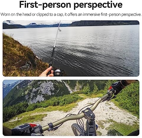 Adaptom TELESIN Baş Kayışı Dağı Kapak Klipsli, Hızlı Çıkarma Baş Kemeri Dağı GoPro Hero 12/11/10/9/8/7/6/5, Fusion, Max, DJI OSMO ve Çoğu Aksiyon Kamerasıyla Uyumlu