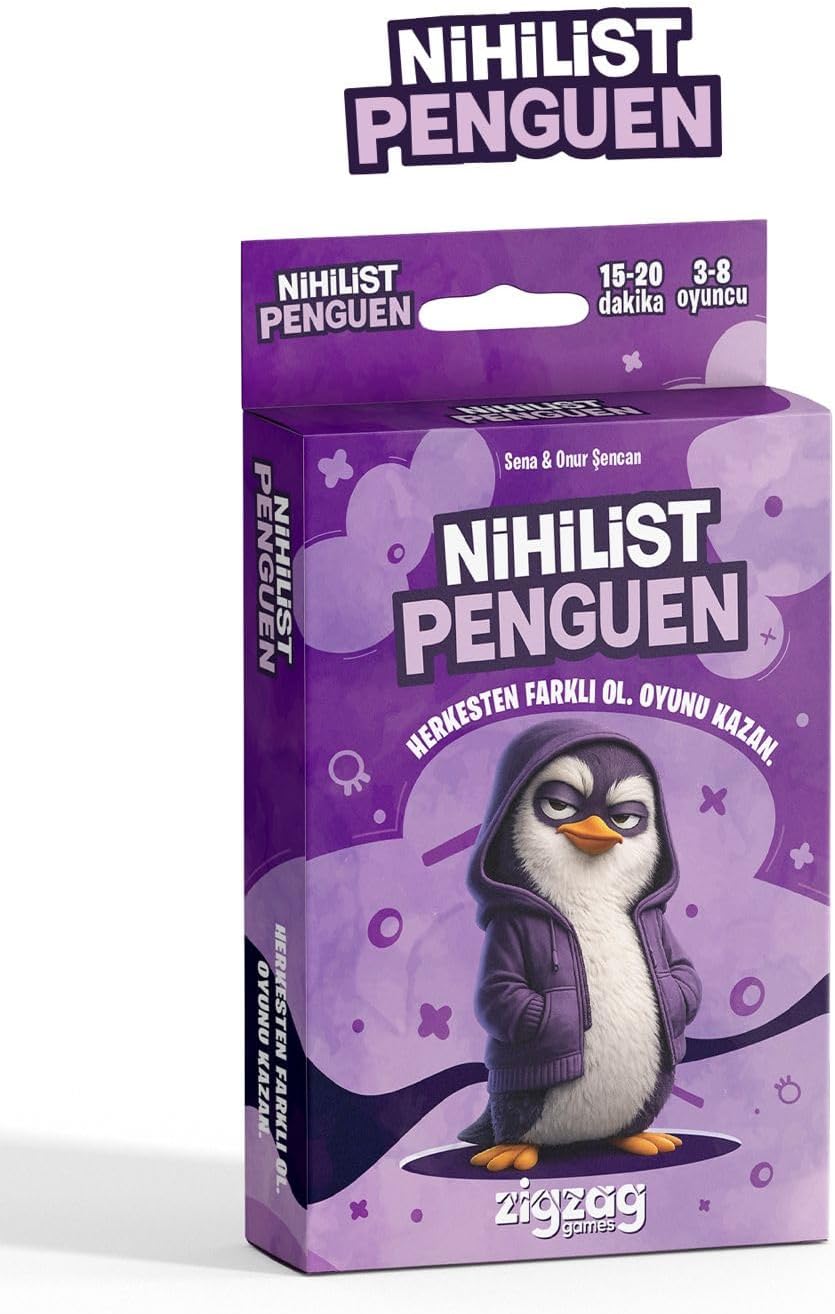 Alternative view of Nihilist Penguen, Eğlenceli Parti Kart Oyunu, 3-8 Oyuncu, 15-20 Dakika