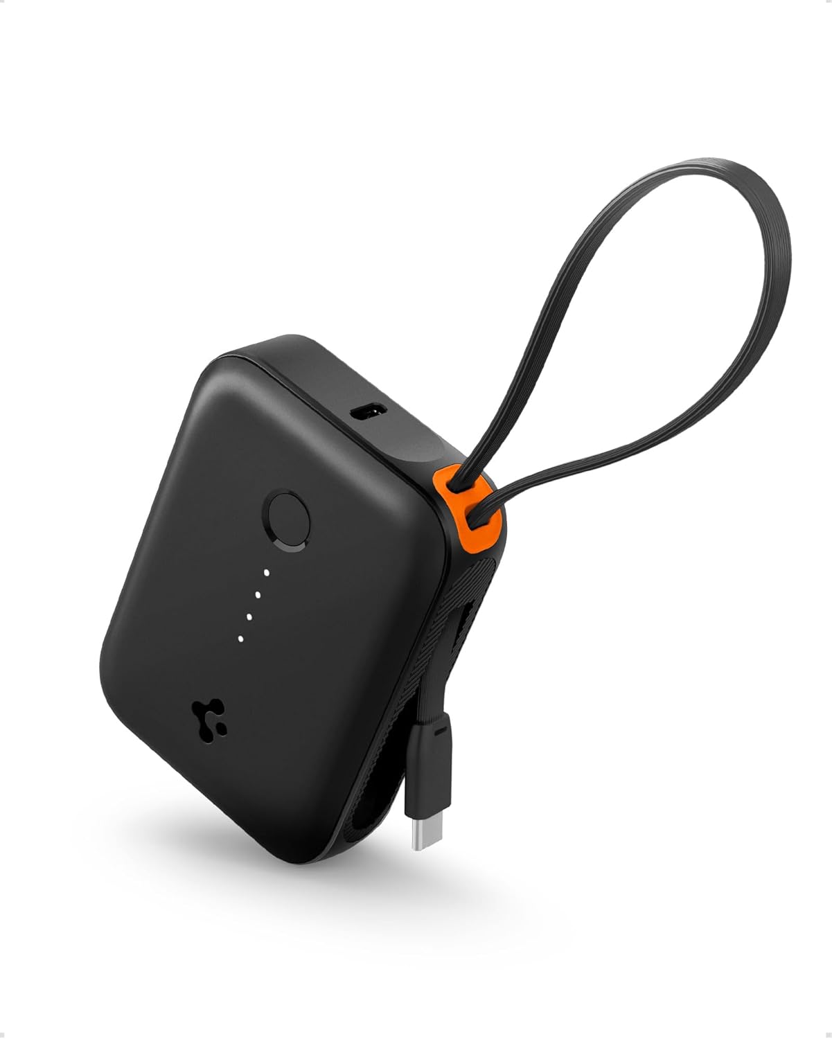 10000 mAh Ultra Mini 30W USB-C + USB-A Giriş/Çıkış Hızlı Şarj 3 Portlu Powerbank/Type-C Dahili Kablolu Taşınabilir Şarj Cihazı EA3010BT Black - ABA09023 - Görsel 3