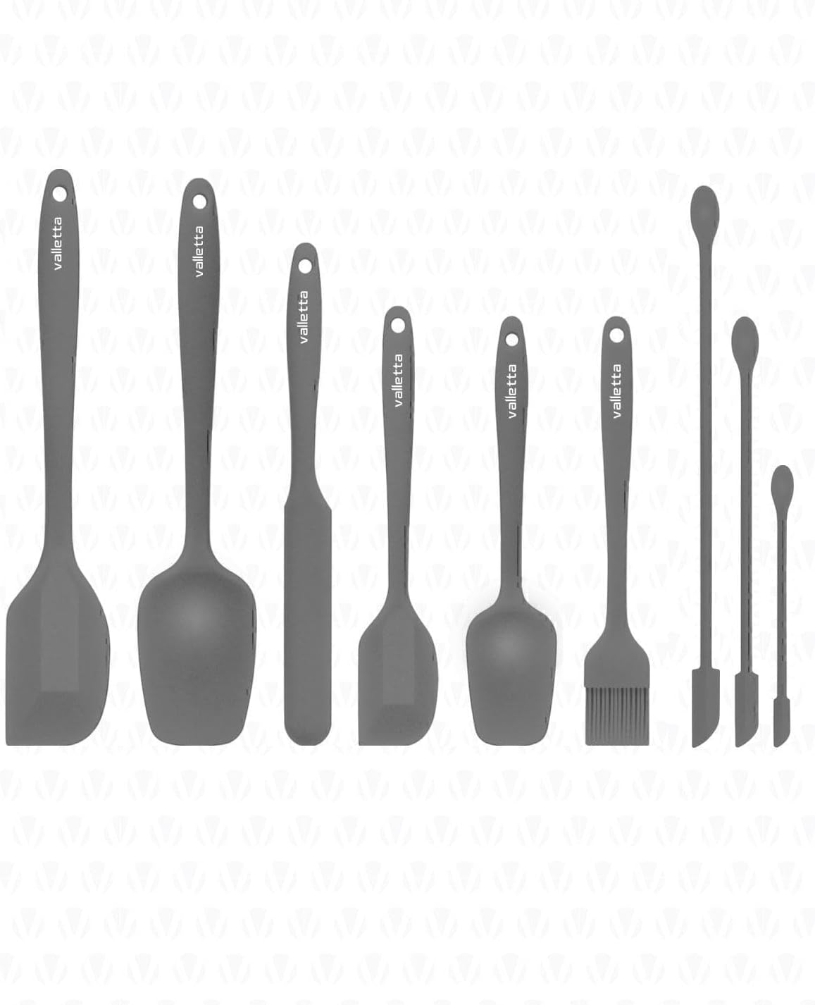 Alternative view of VLT1178 DRONGO 9'LU SPATULA SET GRİ