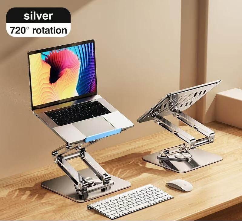 Alternative view of Tam Profesyonel Macbook Uyumlu Stand Tablet Bilgisayar Uyumlu Stant Açısı Ayarlanabilir Tutucu Tok Alüminyum iPad Air Uyumlu Kare Taban%100 Tok Alüminyum Alaşımlı Katlanır RS-CP84S