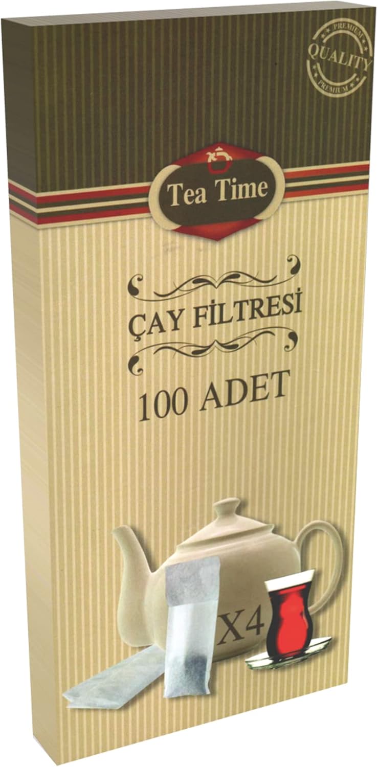 Tea Time Çay Kahve Filtresi Kağıt Filtre L Büyük Boy (100'lü Çay Filtresi poşeti)