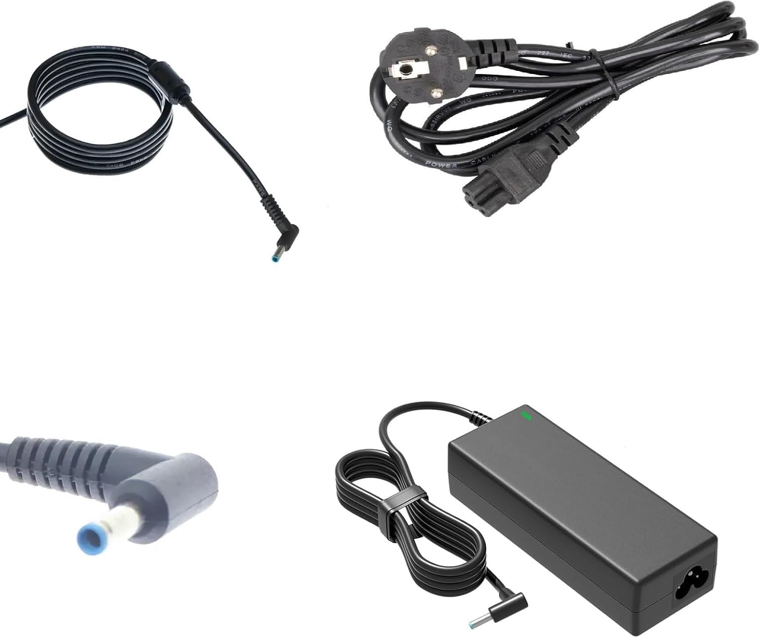 Notebook Adaptör - Mavi Uç İnce Pinli - 4.5 × 3.0mm - Hsn-q27c-4, Hsn-q27c-5, Hstnn-aa44, Hstnn-aab, Hstnn-ca40, Hstnn-caa, Hstnn-da35, Hstnn-da40, Hstnn-db6u Muadili ile uyumlu PRS-024 - Görsel 2