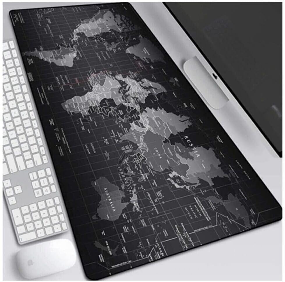 Alternative view of Dünya Haritalı 90x40 Cm Mouse Pad, Dünya Desenli Mouse Pad