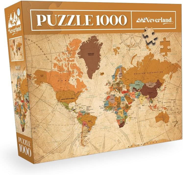 Alternative view of 1000 PARÇA PUZZLE - WORLD MAP-II (DÜNYA HARİTASI-II)