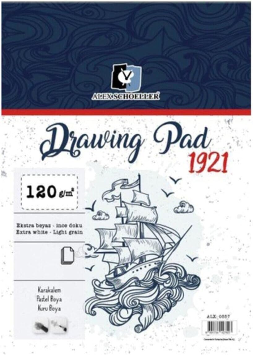 Alternative view of ALEX SCHOELLER A5 120 GR SPR DRAWING PAD 50 Lİ ALX-8966