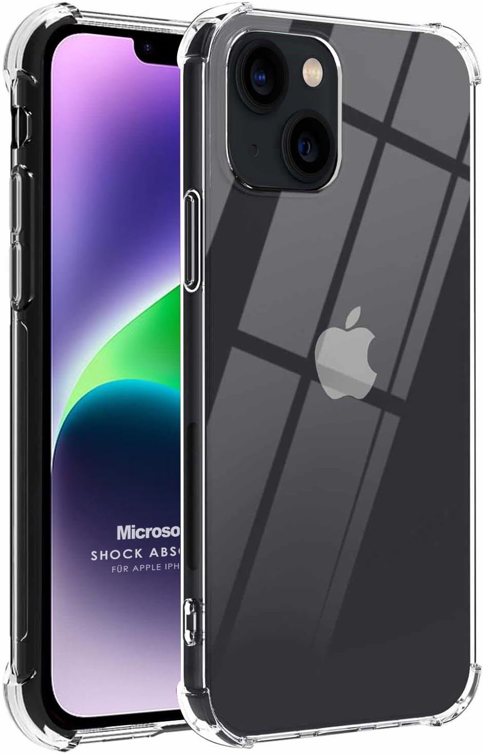 Alternative view of Apple iPhone 14 Plus için Kılıf Shock Absorbing Şeffaf [iPhone 14 Plus ile Uyumlu Kılıf - Şeffaf]